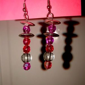 Art Deco Futuristic Custom Original Earrings